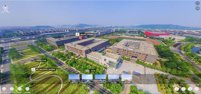 校园虚拟现实场景